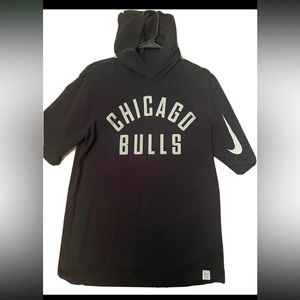 Shirt sleeve hooded nike sweatshirt